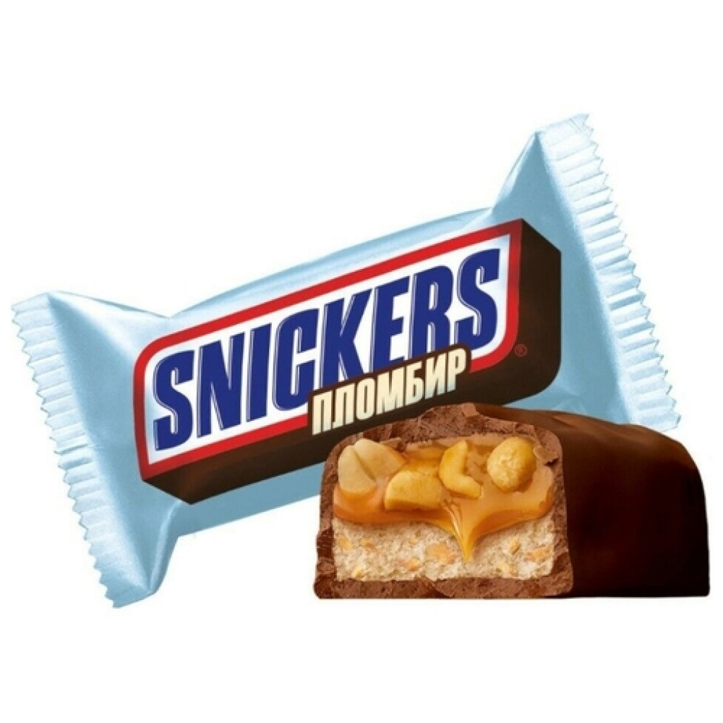 Продуктовый Интернет-магазин MAGNIT.TJ — Шоколадные конфеты Snickers Minis  Пломбир цена за 200 гр.