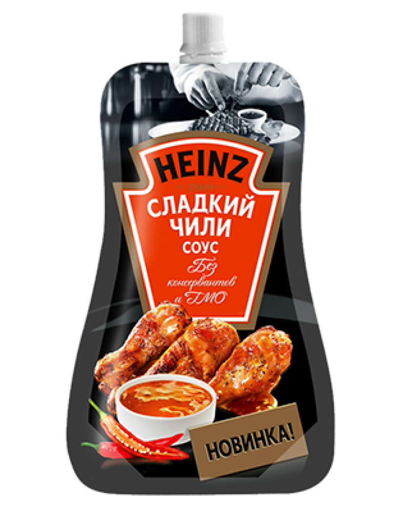 Продуктовый Интернет-магазин MAGNIT.TJ — Сладкий Соус чили Heinz 230г  дой-пак