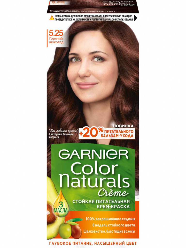 Продуктовый Интернет-магазин MAGNIT.TJ — Краска для волос Garnier Color  Naturals 5.25 Горячий Шоколад