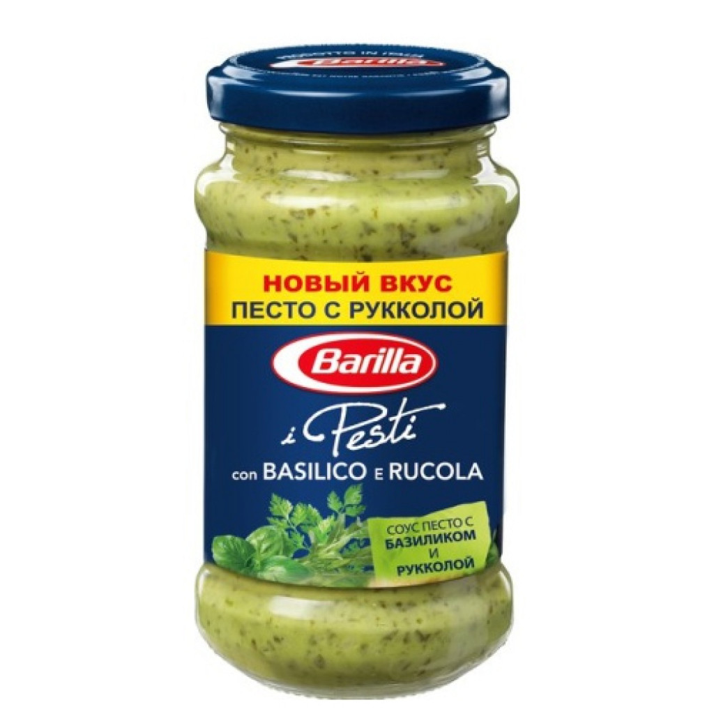 Продуктовый Интернет-магазин MAGNIT.TJ — Соус Barilla Pesto Дженовезе с  рукколой 190 гр.