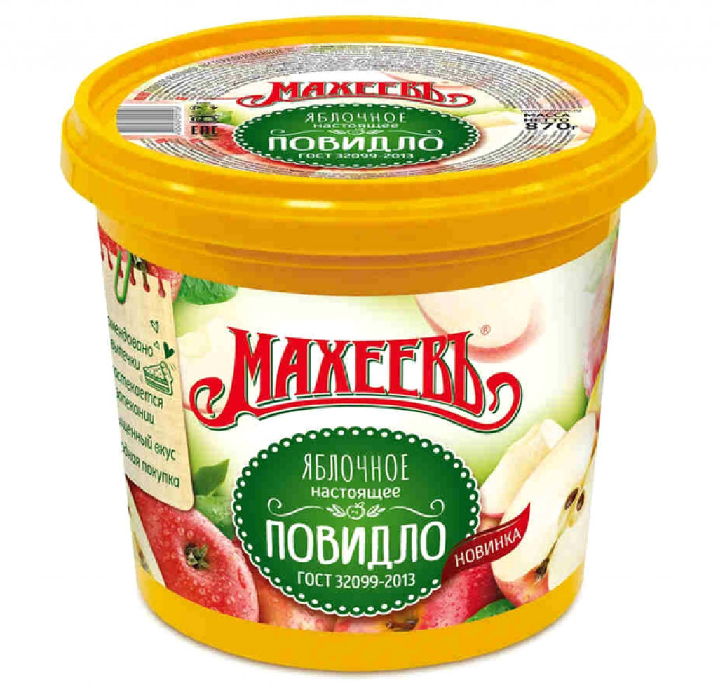 Продуктовый Интернет-магазин MAGNIT.TJ — Яблочное повидло Махеевь 870 г.