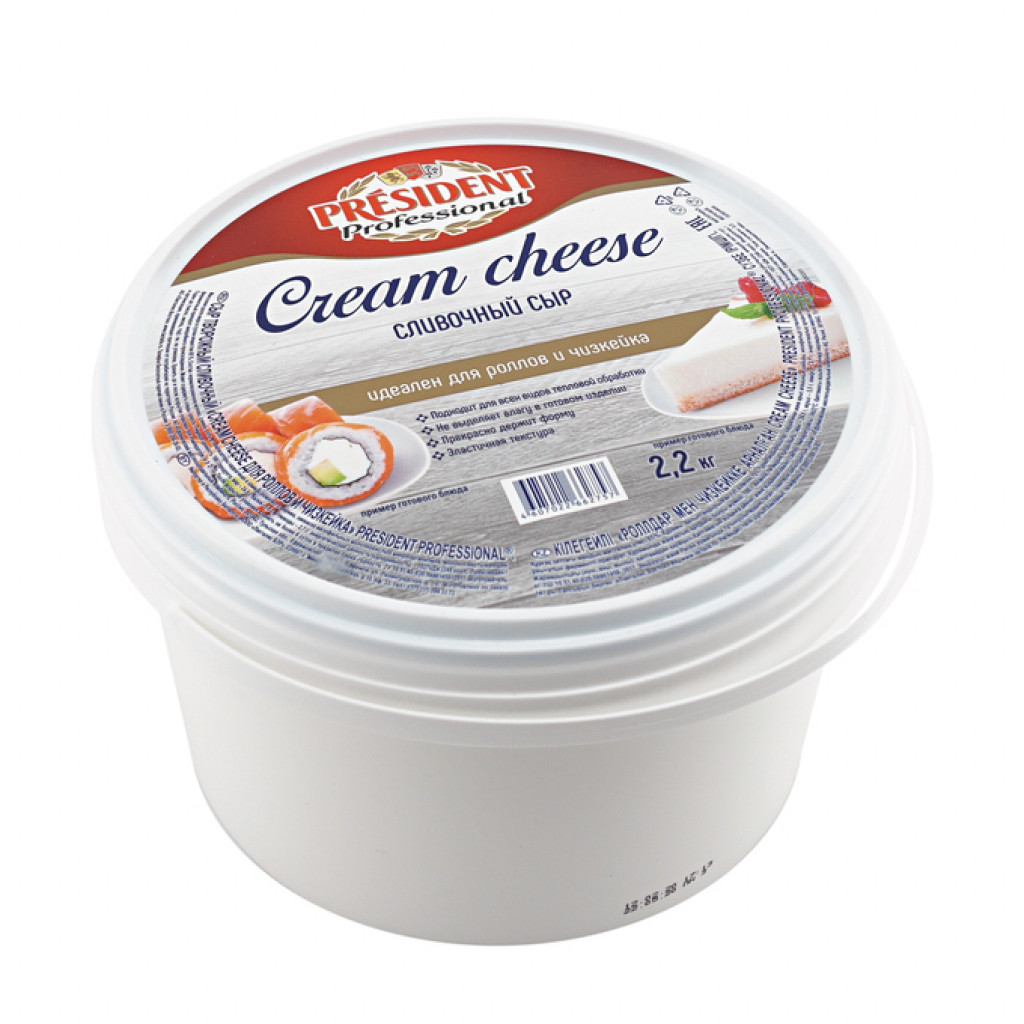 Продуктовый Интернет-магазин MAGNIT.TJ — Сыр Сливочный 65% President Cream  Cheese , развесное по 250г(+/-)10г